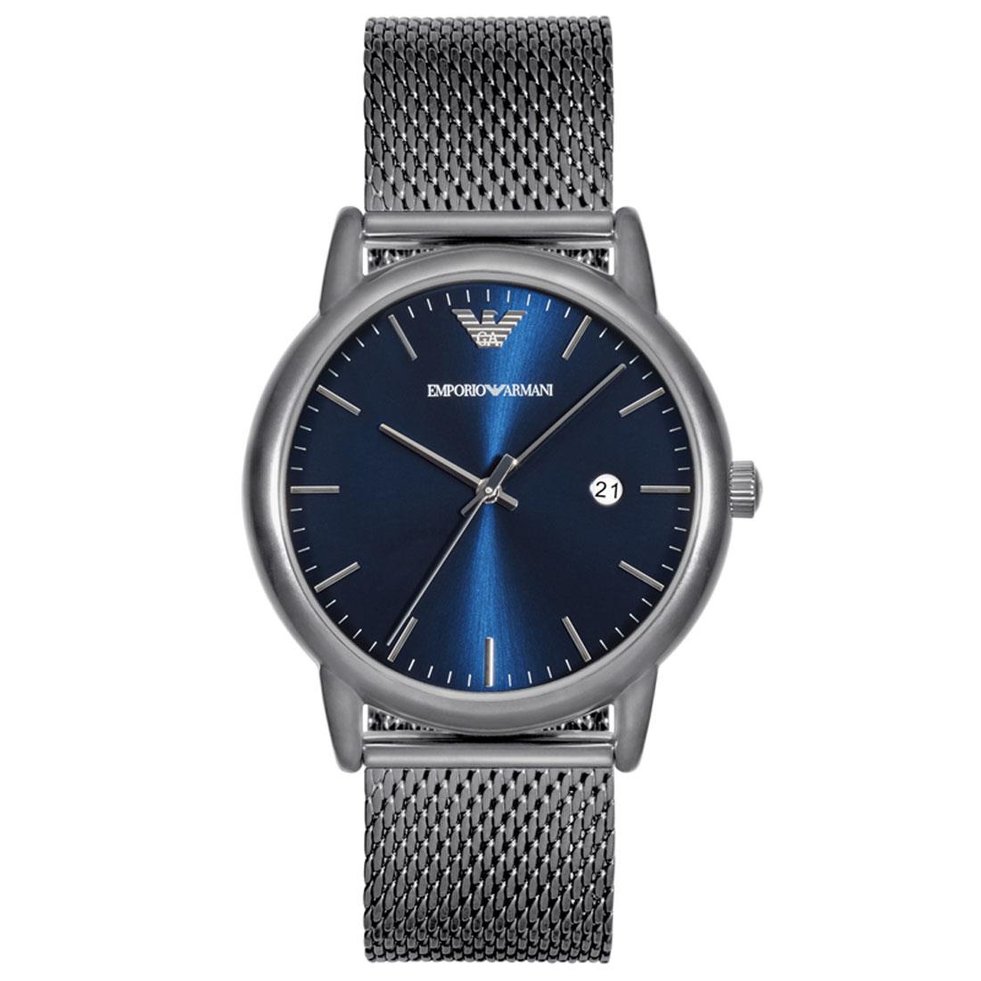 Emporio Armani Men's Gunmetal Steel Watch Emporio Armani Men's Gunmetal Steel Watch